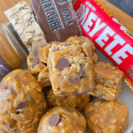 after school snacks with oats and peanut butter