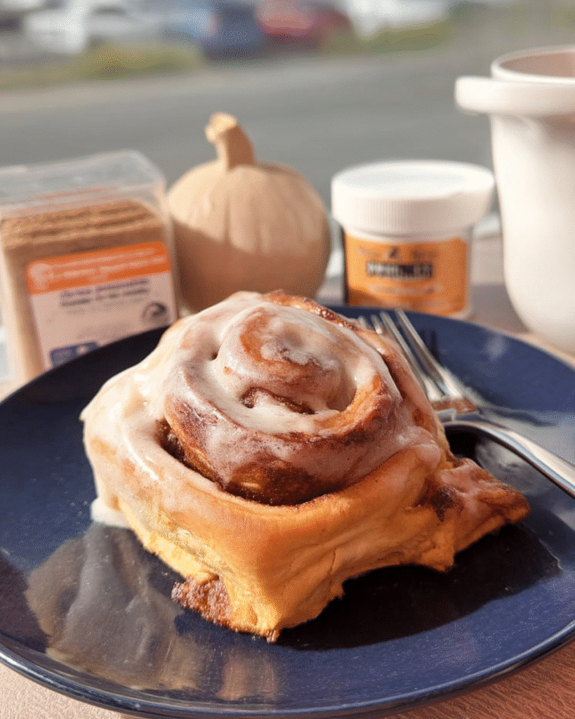 ingredients for pumpkin cinnamon rolls recipe