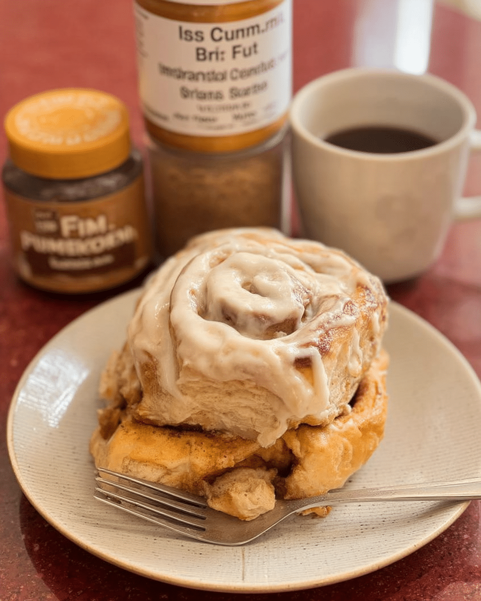 pumpkin cinnamon rolls with cream cheese frosting