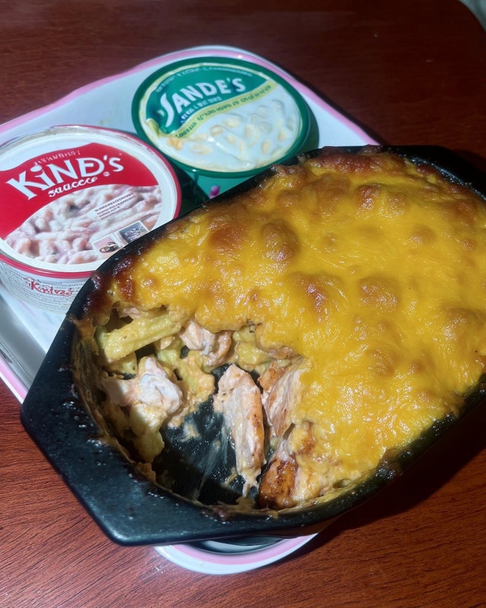 Cheesy buffalo chicken dip in cast iron for football snacks