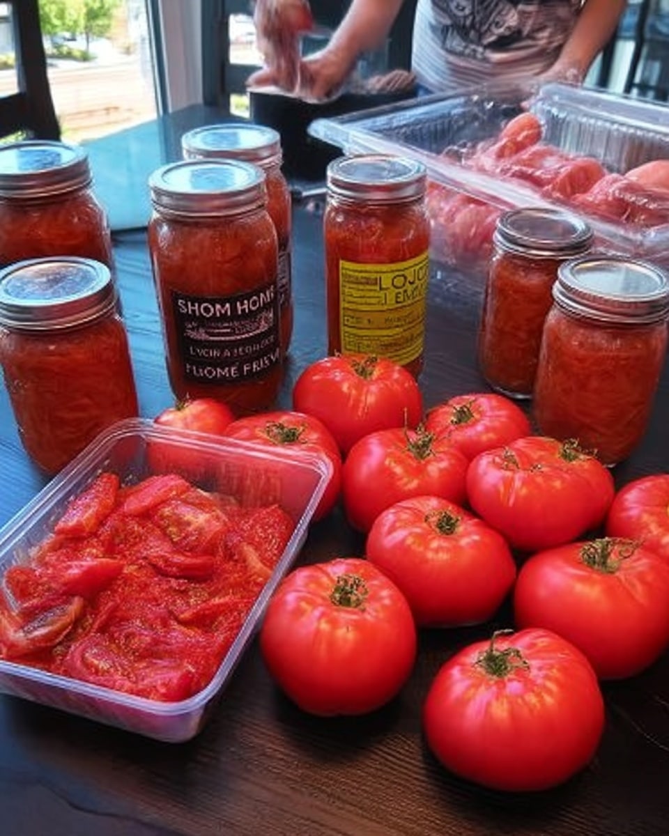 Learn how to easily can diced tomatoes at home! This simple recipe includes instructions, equipment, and ingredients for preserving fresh tomatoes. Perfect for beginner canners!