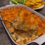 Easy Crockpot Buffalo Chicken Dip! Creamy, cheesy, and perfect for parties or a quick snack. Get the 5-ingredient recipe for this crowd-pleasing appetizer.