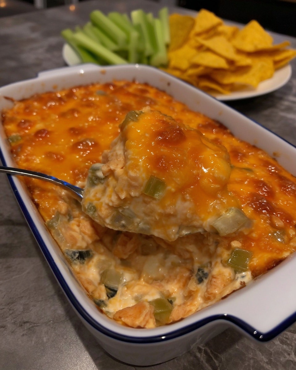 Easy Crockpot Buffalo Chicken Dip! Creamy, cheesy, and perfect for parties or a quick snack. Get the 5-ingredient recipe for this crowd-pleasing appetizer.