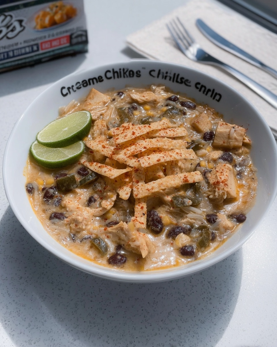 Crockpot recipes creamy white chicken chili with toppings