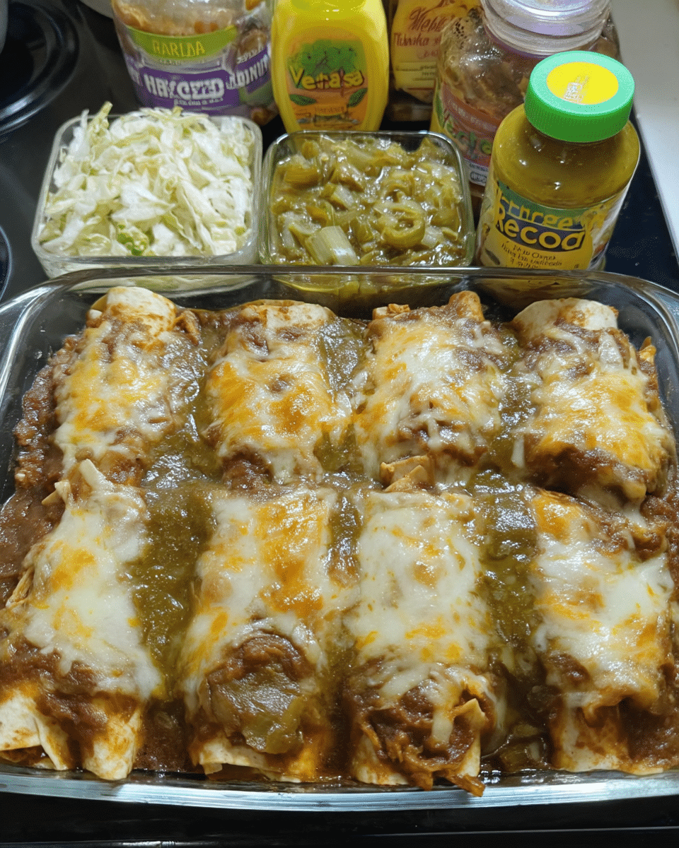 Preparing Hatch chili recipes with tortillas and green chile filling