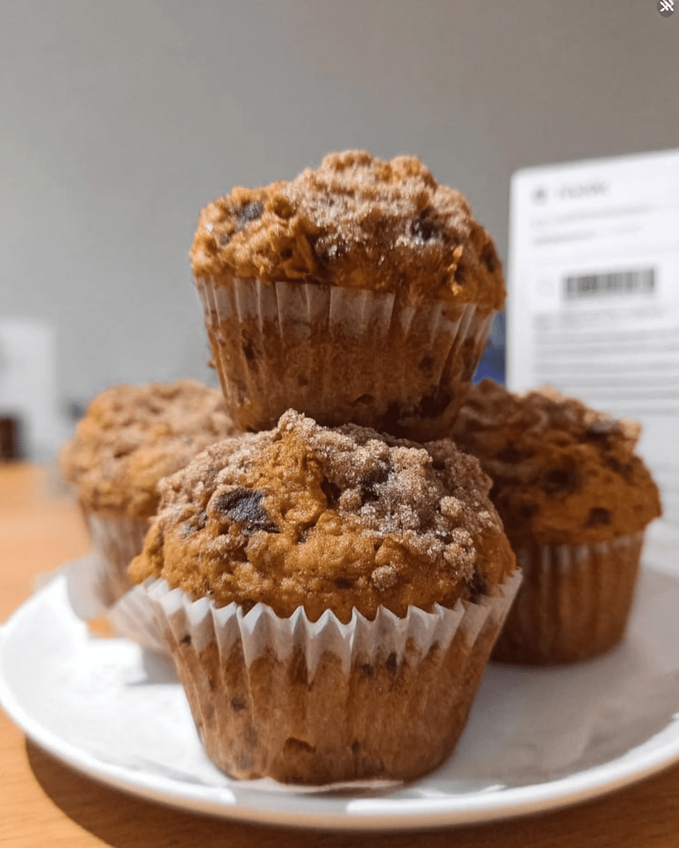 Fall dessert recipes pumpkin muffins with cinnamon sugar tops