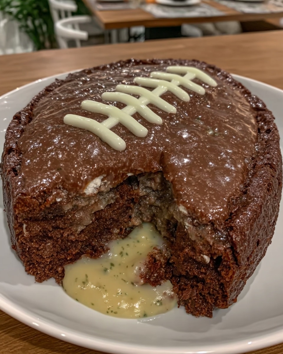 Fudgy football brownies recipe! Score big with these easy football-themed brownies, perfect for game day or a football fan's birthday. Get the recipe and make these unique football party desserts!