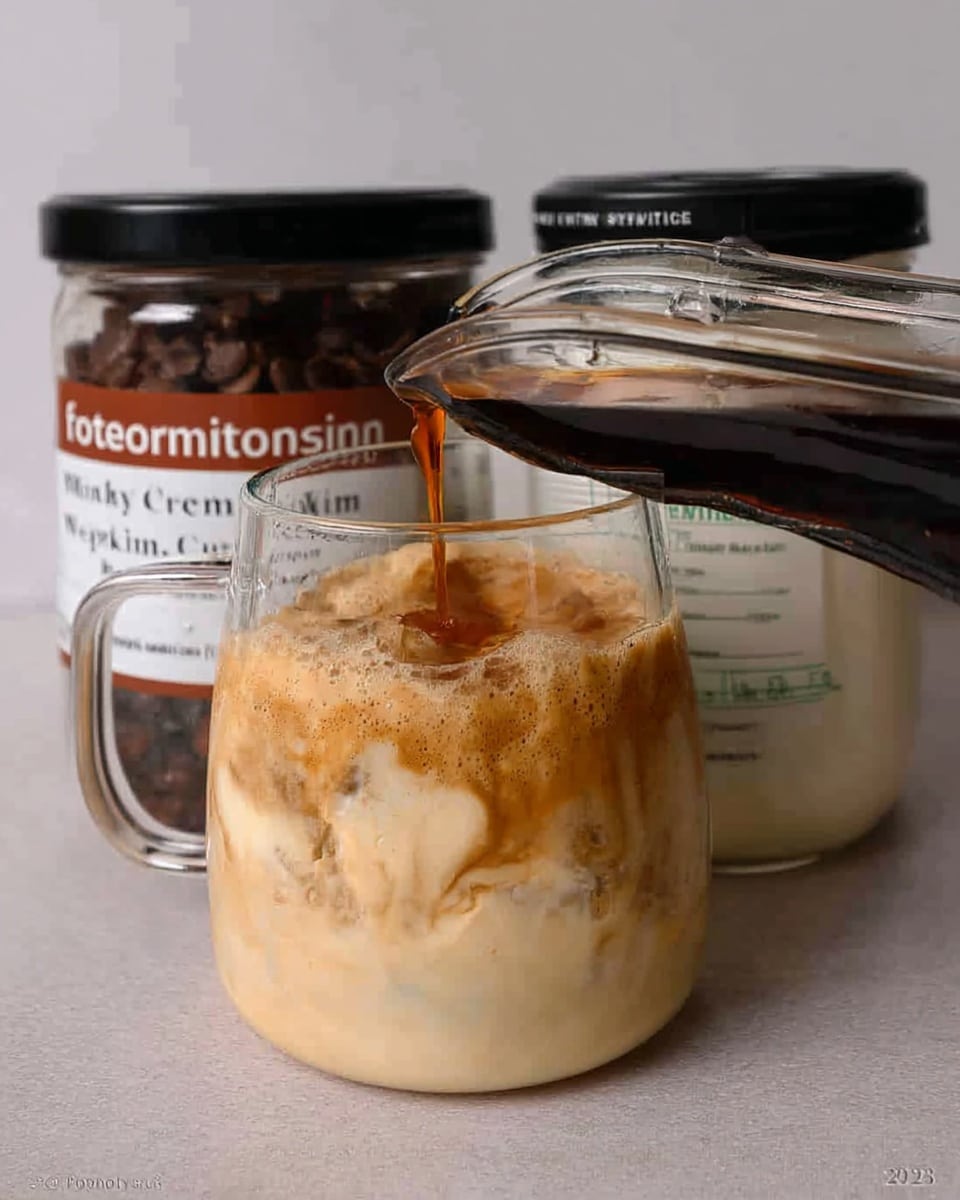 Ingredients for homemade pumpkin spice coffee creamer on kitchen counter