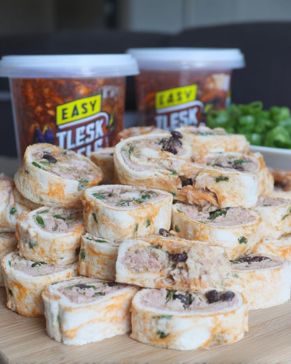 Party platter of easy tailgate snacks