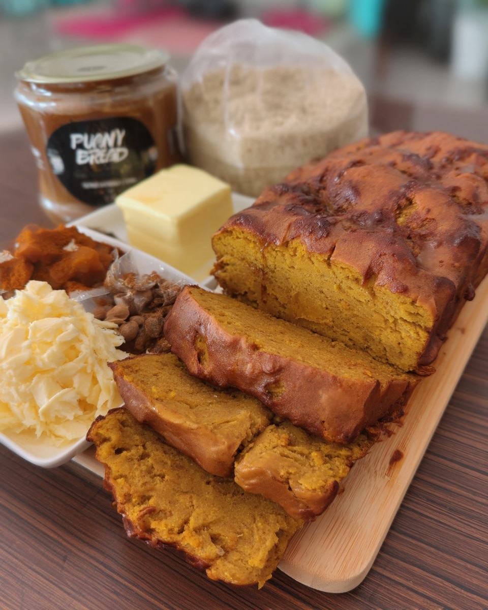 Pumpkin bread ingredients flat lay with flour, eggs, spices