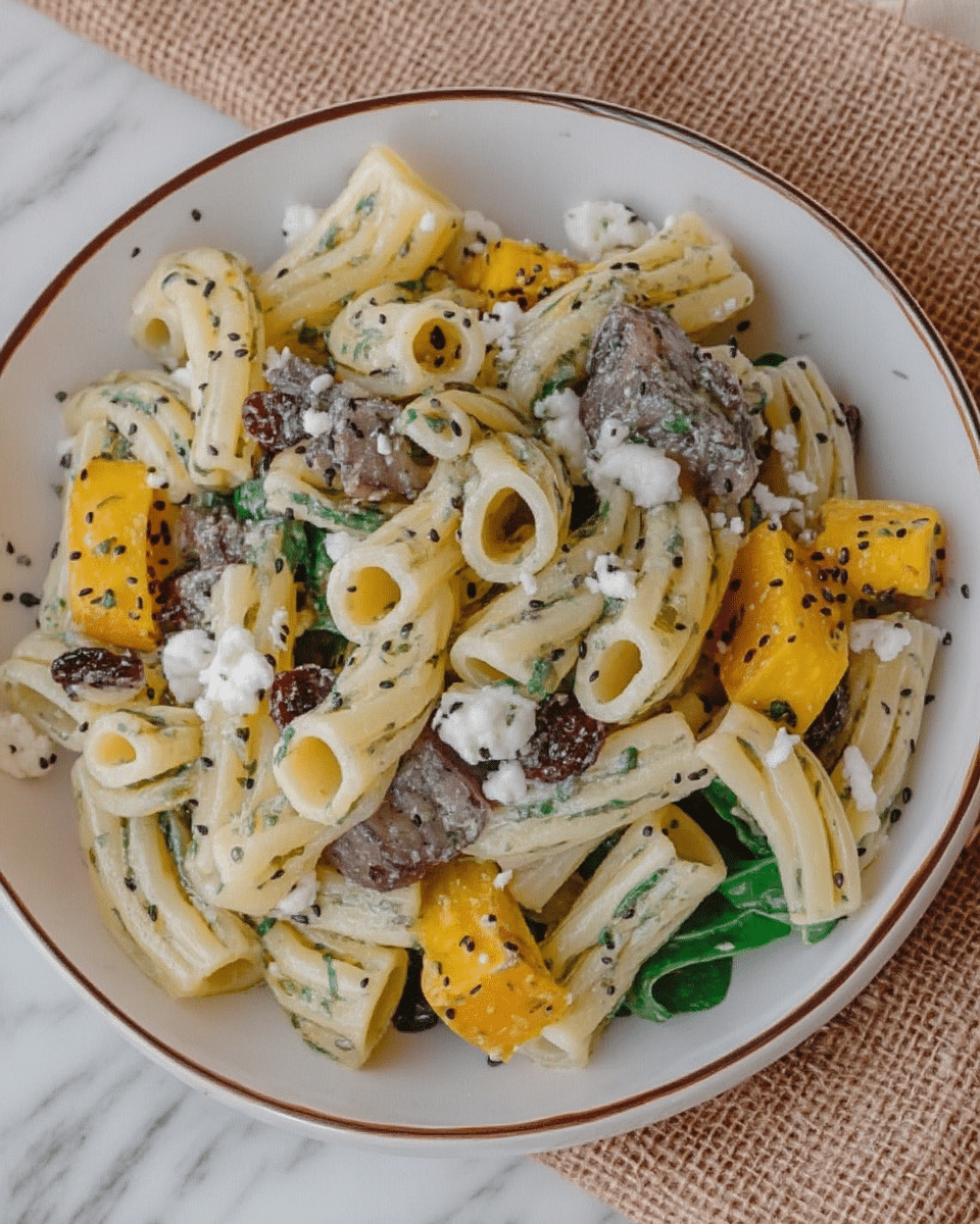 Autumn Pasta Salad with Roasted Vegetables