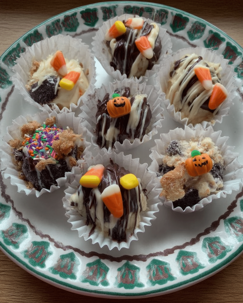 Candy Corn Halloween Crack Bark served on a platter.
