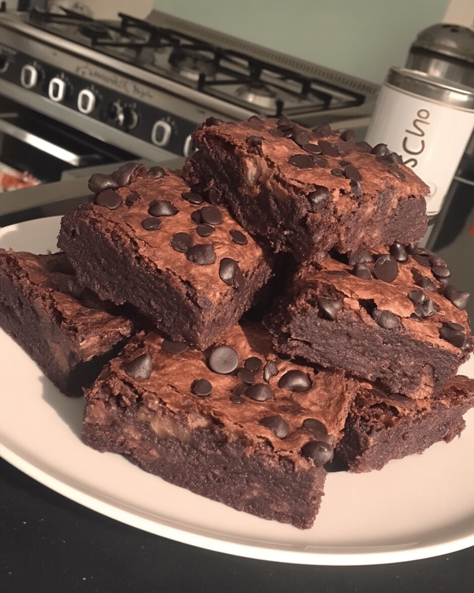 Delicious Pumpkin Brownies with a Swirl