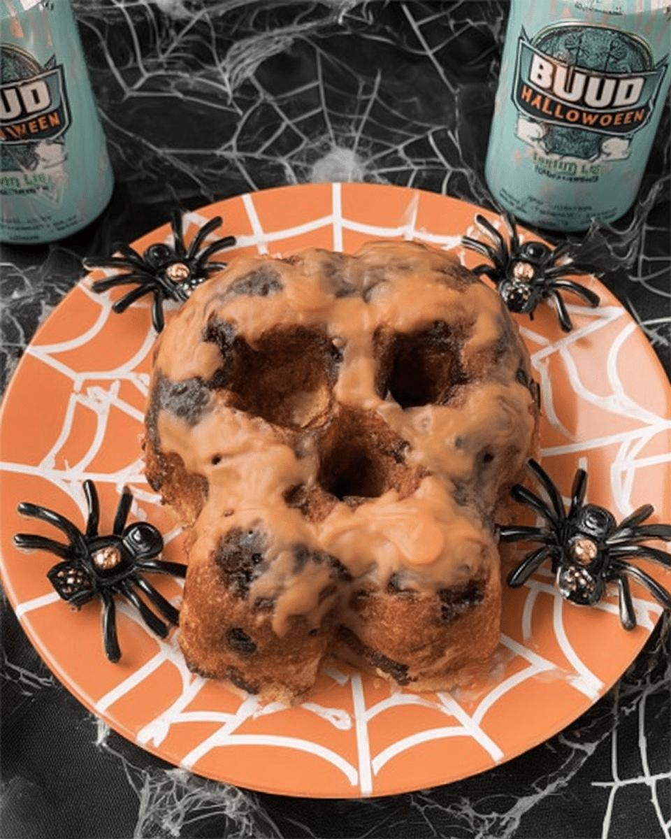 Halloween Brownies with cream cheese swirl