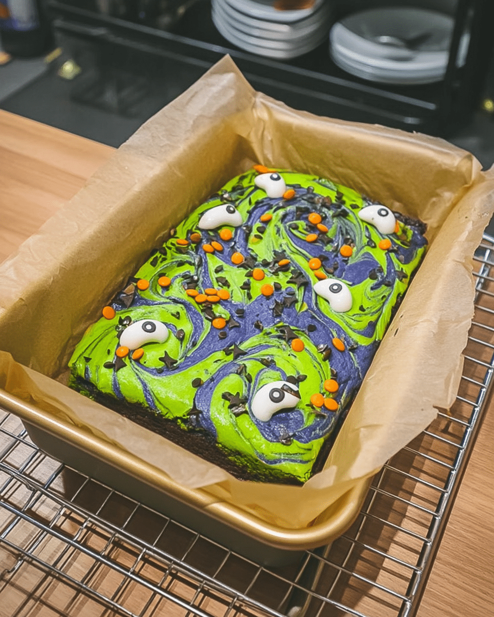 Ingredients for Monster Mash Brownies