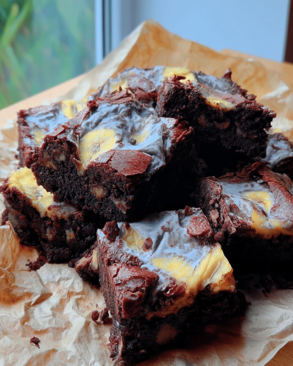 Serving Pumpkin Cheesecake Brownies with Coffee