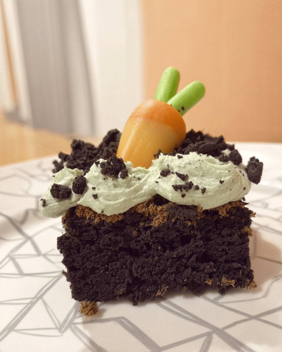 Close-up of a Pumpkin Patch Brownie Bite