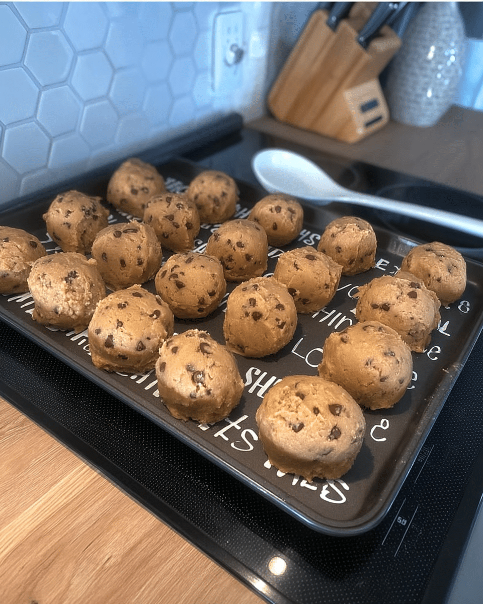 Rolling out cookie dough