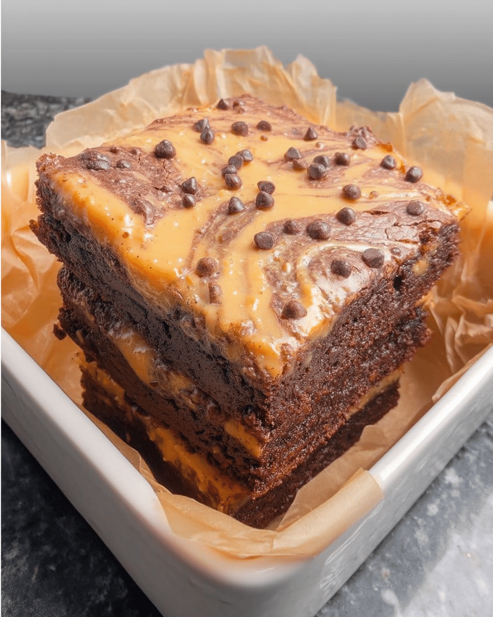 Swirling batter in a baking pan