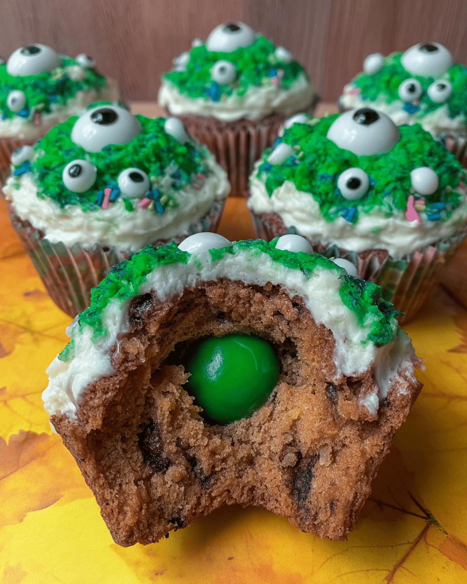 Ingredients for Witch Cauldron Brownie Bites laid out on a table.