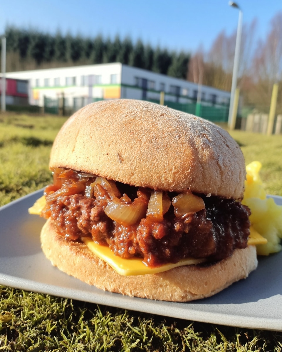 Inside look of sliced football sunday food sliders with au jus